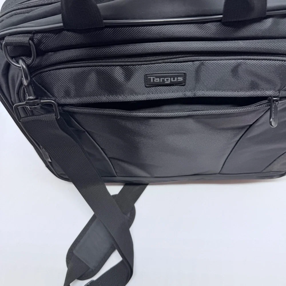 Targus Black Laptop Bag Briefcase Messenger Bag with Shoulder Strap